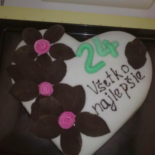 moja prvá poťahovaná torta