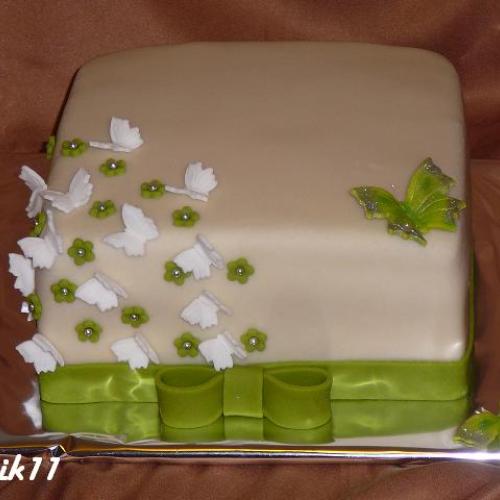 Schwarzwaldska torta s pravým marcipánom