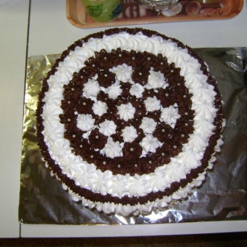 Penová torta - okrúhla