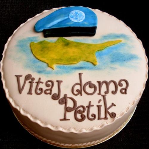 na privítanie z misie