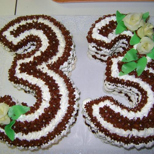 Penová torta - číslo