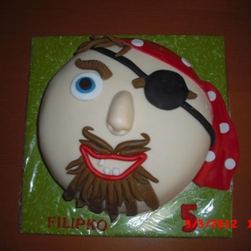 piratska hlava dla predlohy