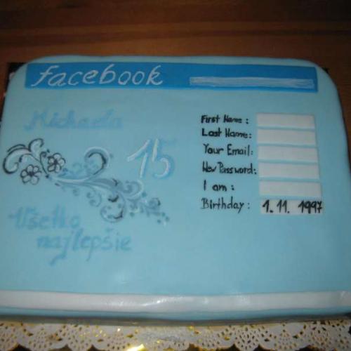 torta facebook