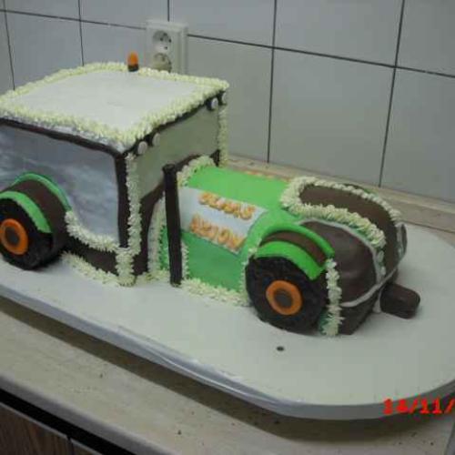 narodeninový traktor 