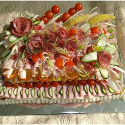 slaná torta