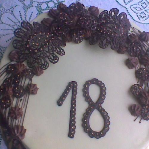 Torta k 18 narodeninám