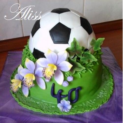futbalová lopta na "40"