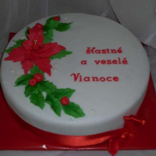 S vianočnou ružou...