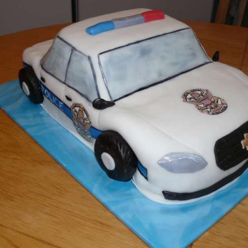 Americké police auto