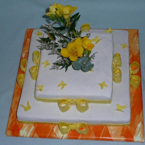 torta plus zive kvety