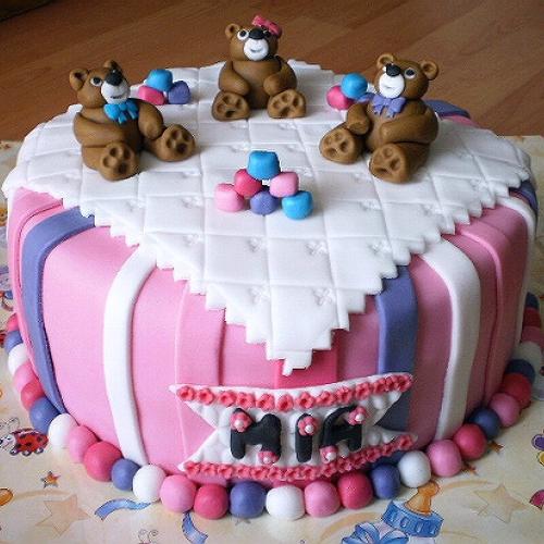 Torta s medvedíkmi