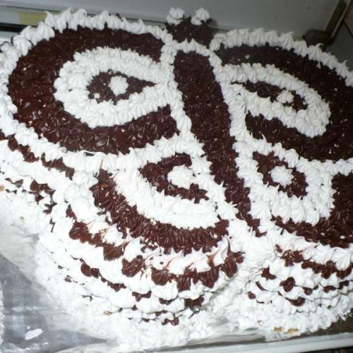 Penová torta Motýľ