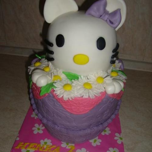 Hello Kitty vo vedierku 
