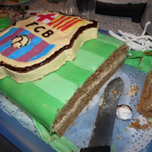 Barca fans - rozkrojená