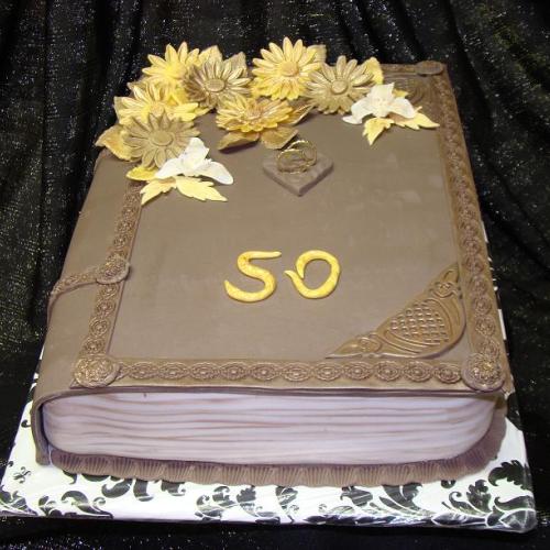 Kniha na 50výročie sobáša 