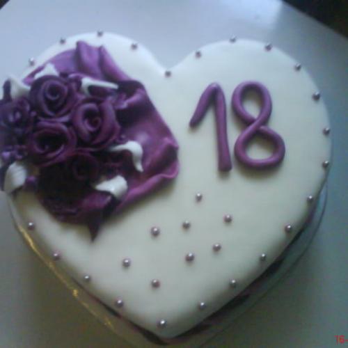 torta na 18 rokov