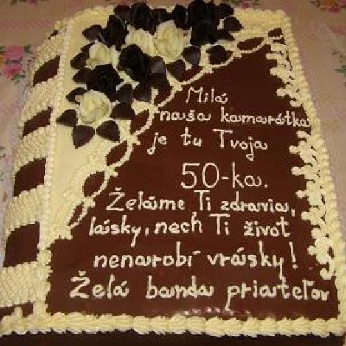 čokoládová kniha na 50