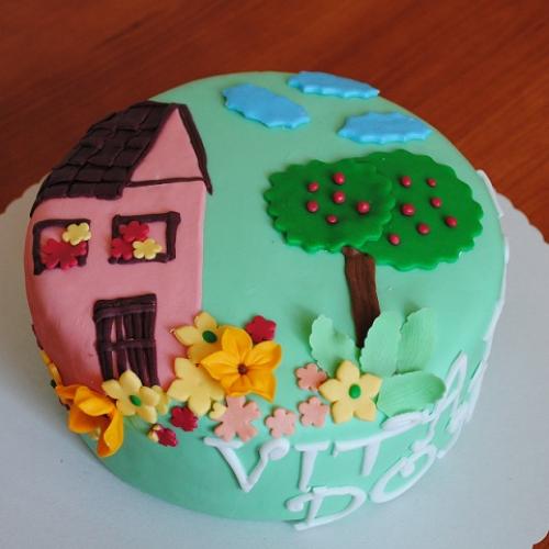 Domček na torte