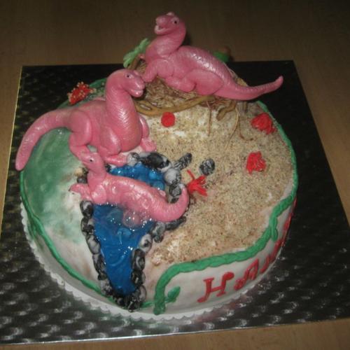 ružová dinosauria rodinka na želanie :-)