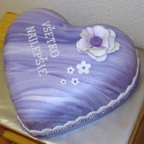 fialove srdiečko