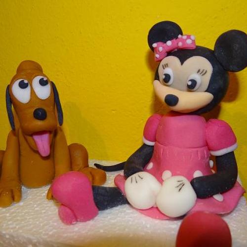Minnie a Pluto