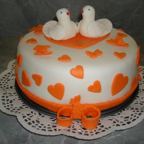 svadobná punčová torta