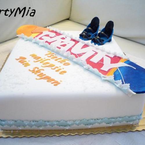 Torta snowboardistovi