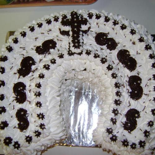 Penová torta - podkova