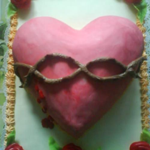  Torta srdce na birmovku