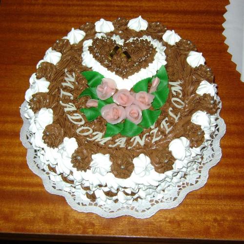penova torta - svadobna