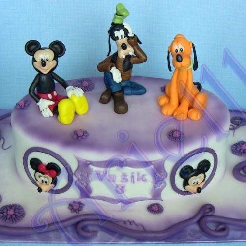 Mickey Mouse, Goofy a Pluto
