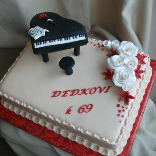 Klavír na torte:-)