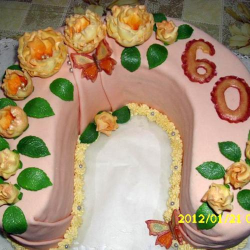 Torta podkova pre sťastie