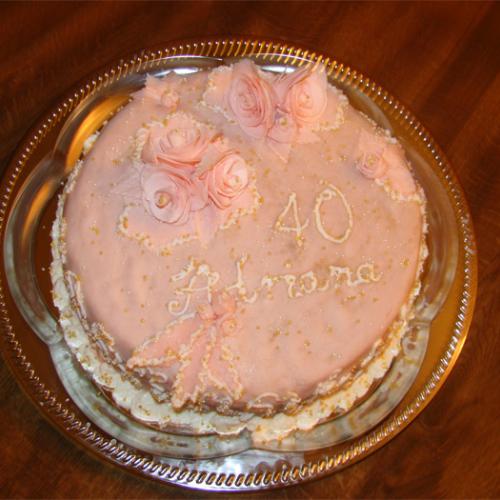 moja prvá poťahovaná torta