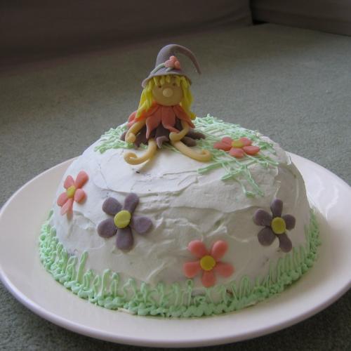 torta pre kvetinkovu vílu