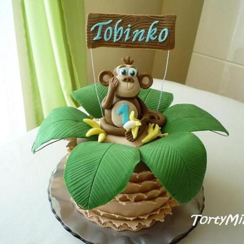 Torta s opičkou