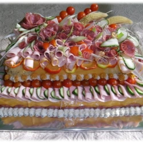 slaná torta