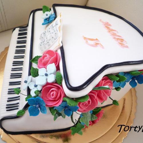 Torta Klavír 