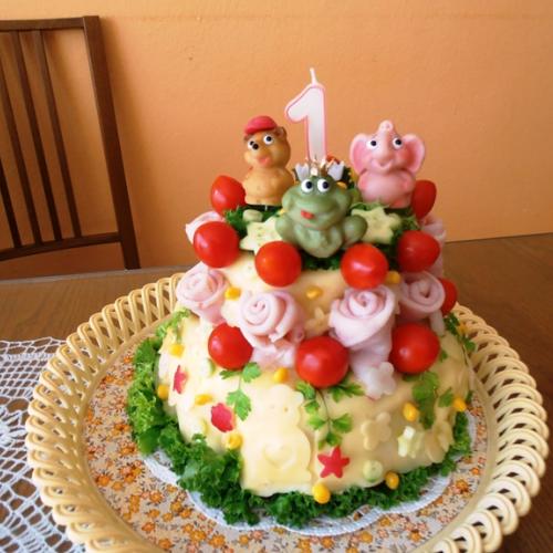 Moja druhá slaná torta pre dcérku