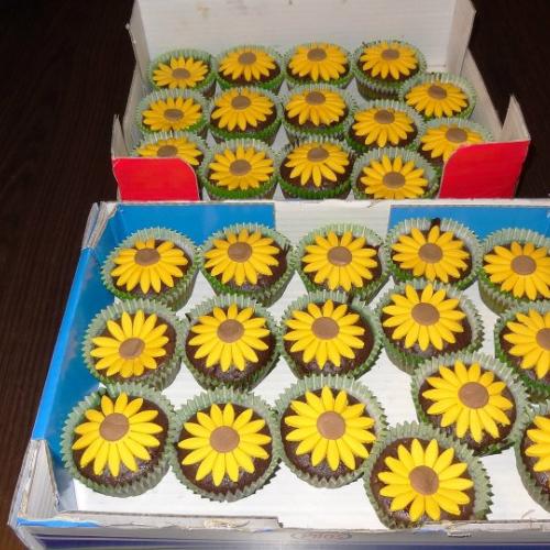 muffinky slnecnice