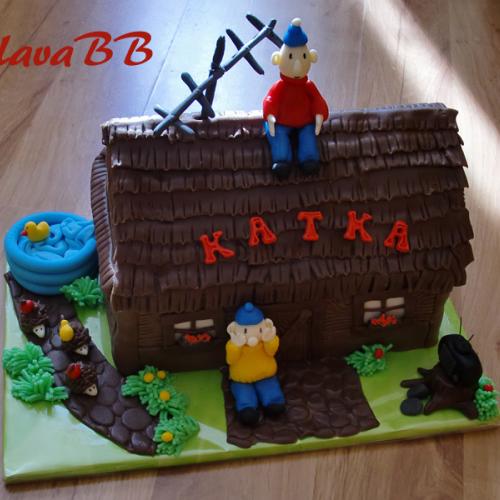 Pat a Mat pre Katku - torta 214