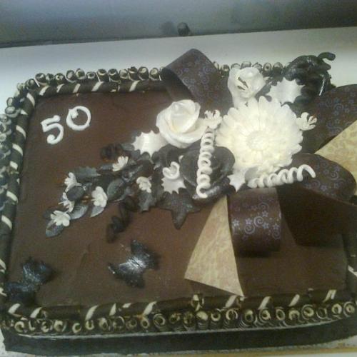 Čokoládová torta na 50-tku 2