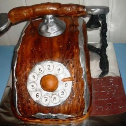 Historický telefon- TESLA