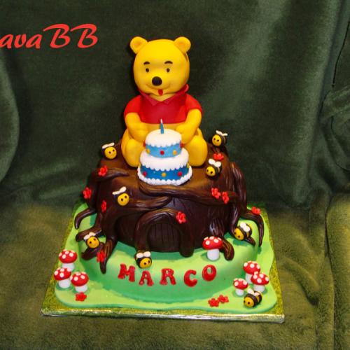 Macko Pooh pre Marca - torta 209