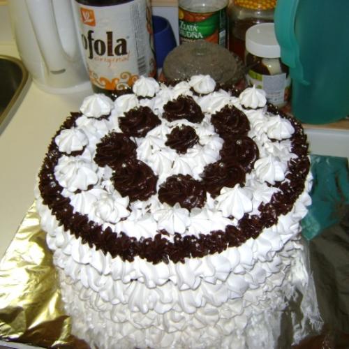 Penová torta - okrúhla
