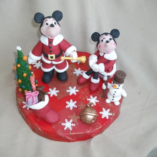 Mickey a Minnie-Vianočna dekoracia
