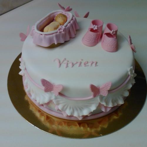 Krstinová torta pre Vivien