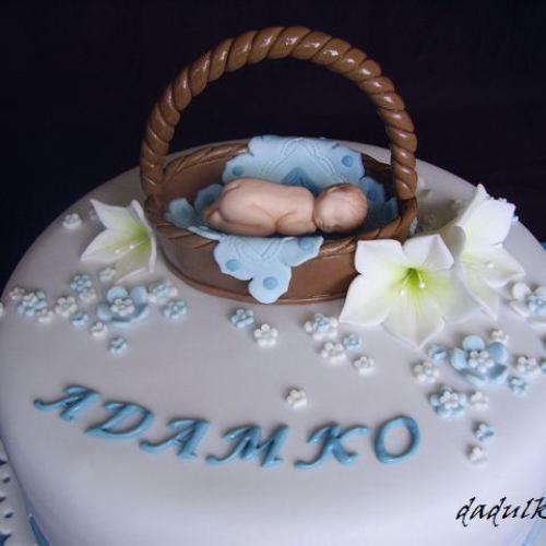Bábätko v košíku - detail...