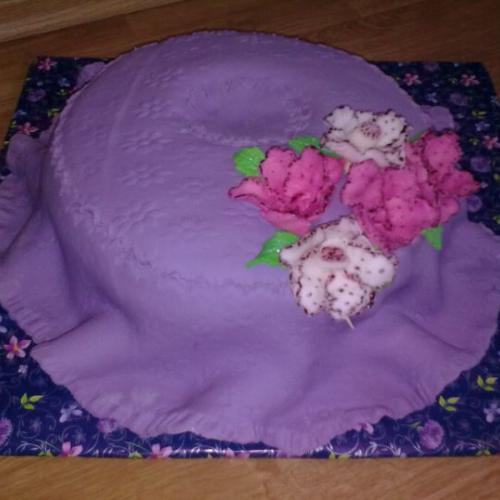 vanilkovo - broskynova torta