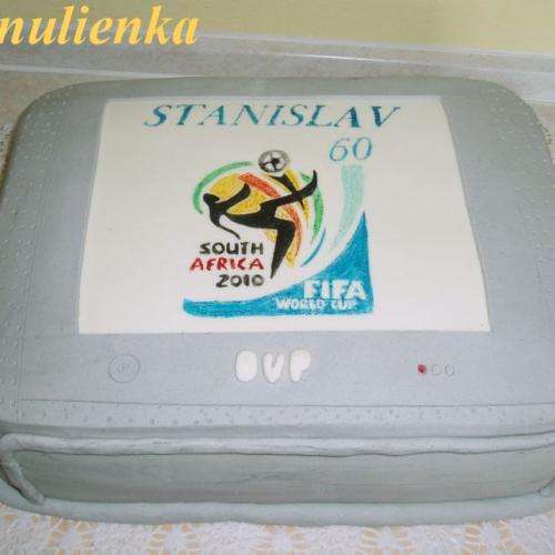 televízor pre fanušika futbalu